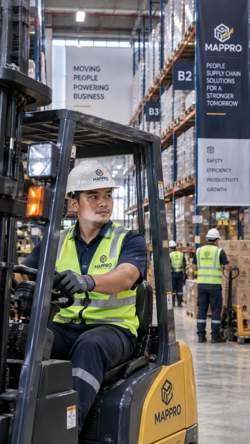 Personel MAPPRO bidang Logistik & Gudang